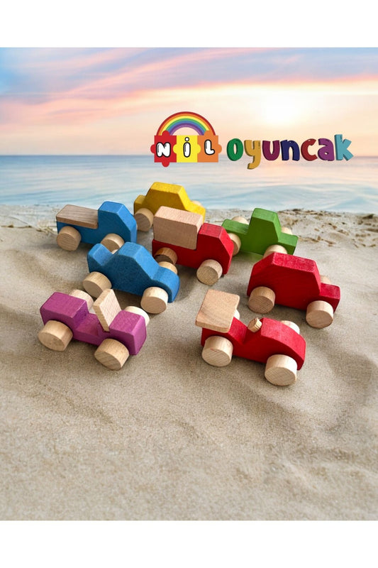 Ahşap Mini Araçlar Taşıtlar 8li set