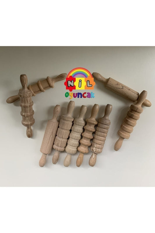 Ahşap Hamur Merdane Seti (5li)