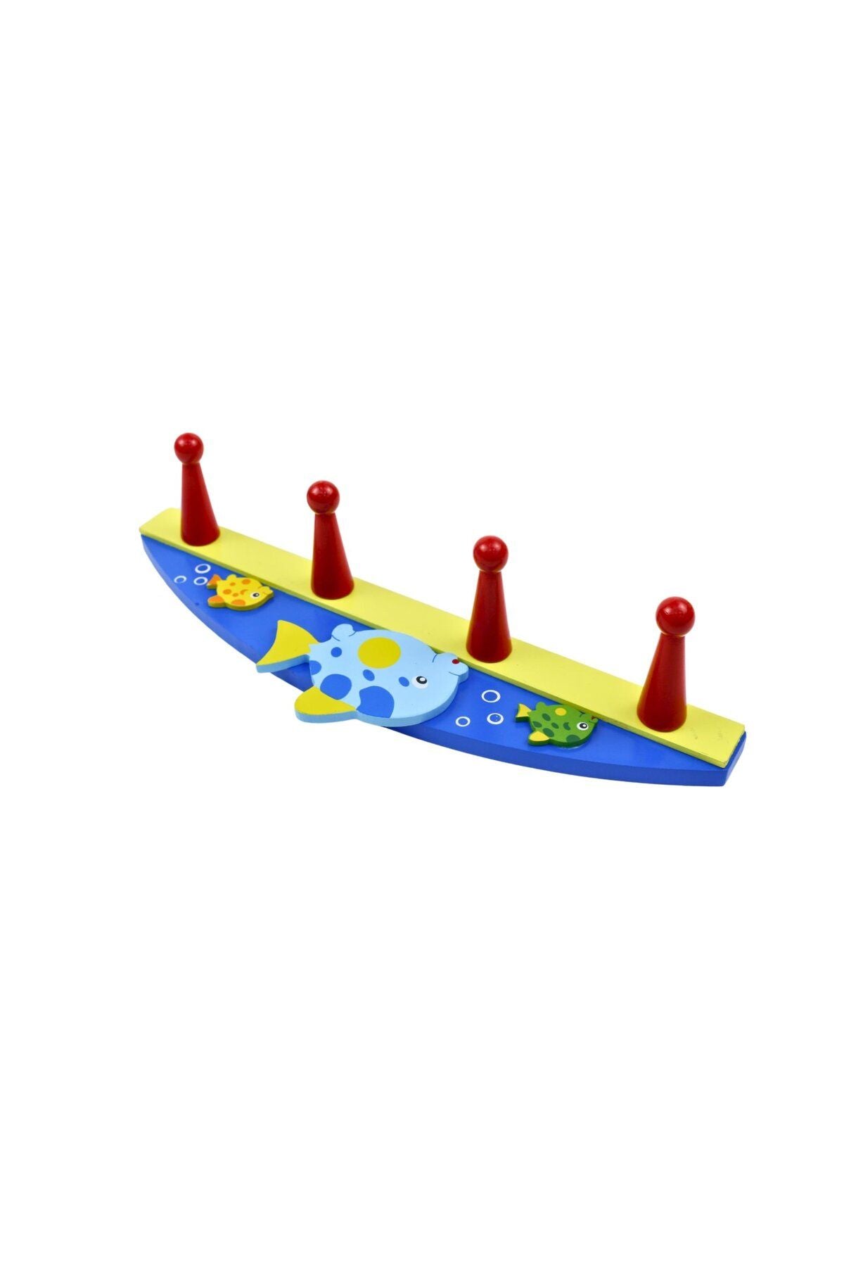 Figürlü Ahşap Askı deniz model