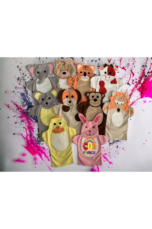 Hayvanlar El Kukla Seti (10lu)