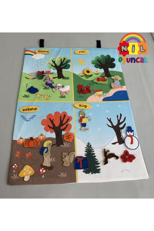 Mevsimler Panosu (cırtcırtlı)