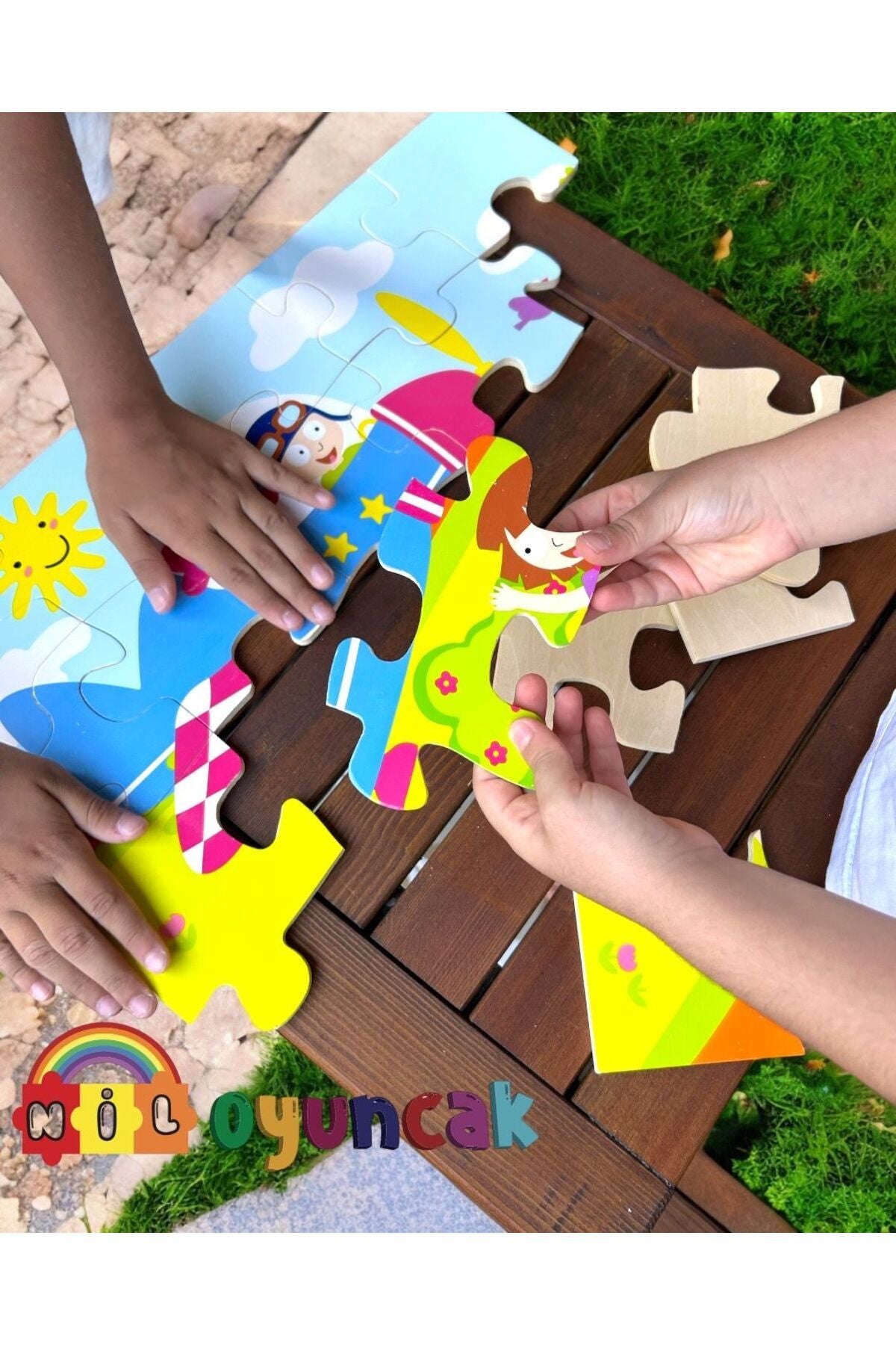Büyük Boy Ahşap Puzzle İthal
