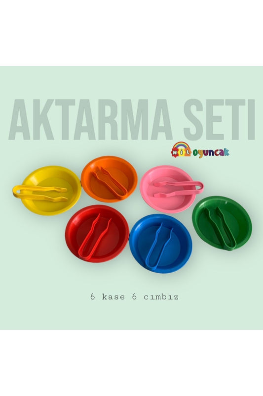 Aktarma Kase Ve Maşa Seti (12parça)