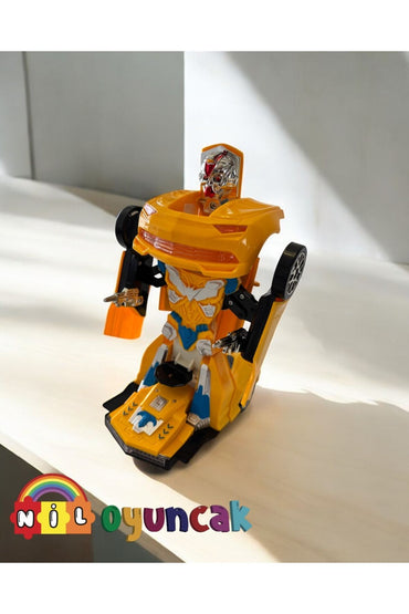 Robota dönüşen araba pilli