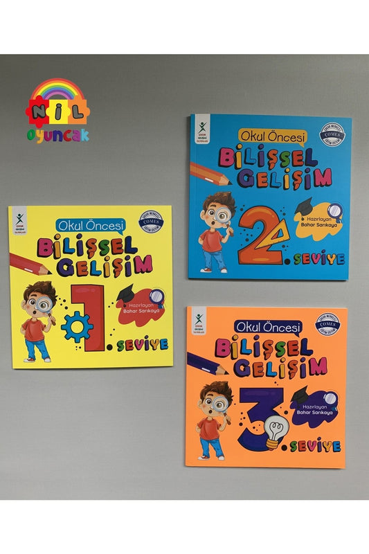 Okul Öncesi Bilişsel Gelişim Eğitim Seti (3 Kitap)