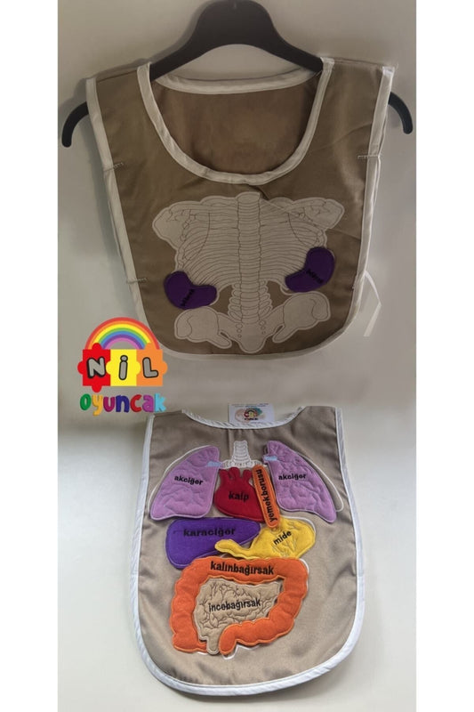 Eğlenceli Organ Önlüğü - Okul Öncesi Eğitim Için Giyilebilir Öğrenme Aracı