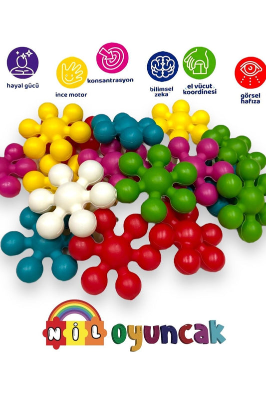 Molekül 18 parça büyük boy puzzle