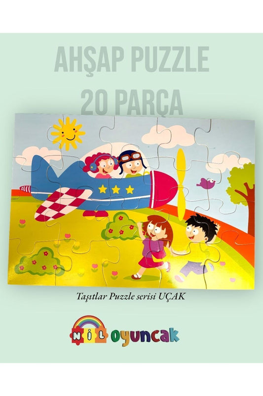 Büyük Boy Ahşap Puzzle İthal