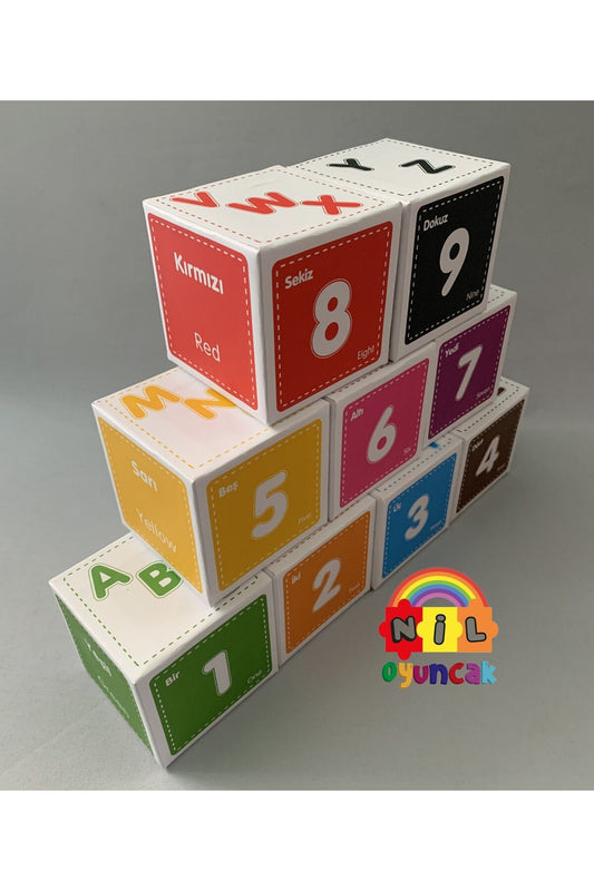 Akıllı Eğitici Zeka Küpü Seti Kule Oyunu