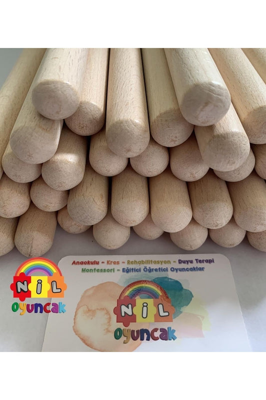 19 Çift Ritim Çubuk Seti (38 Adet) Ritim Çubuk