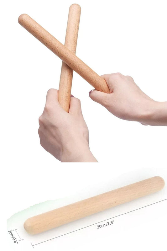 1 Çift Ahşap Ritim Çubuk Seti (2 ADET)