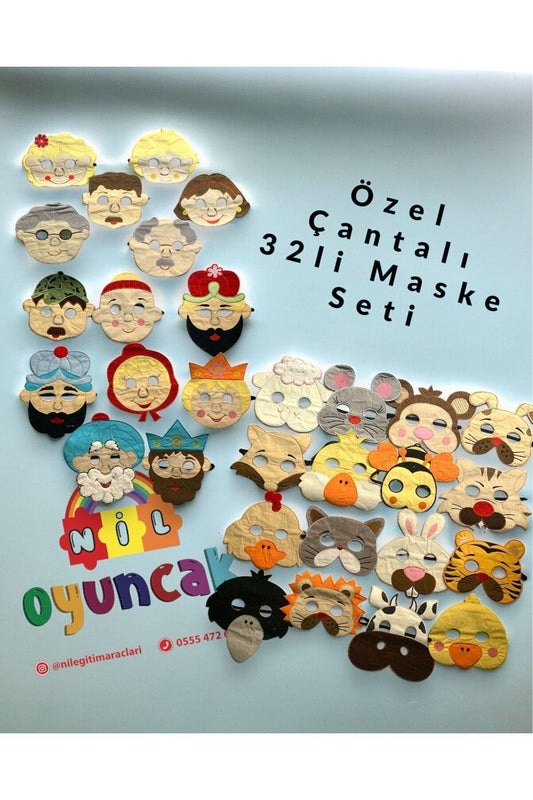 Maske Seti 32 Adet (ÇANTALI)