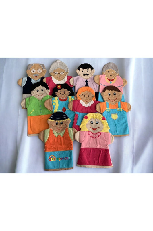 Aile (insanlar) El Kukla Seti (10lu)