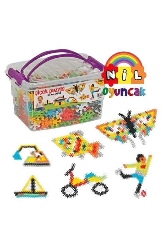 Çiçek Lego Puzzle (500 Parça)