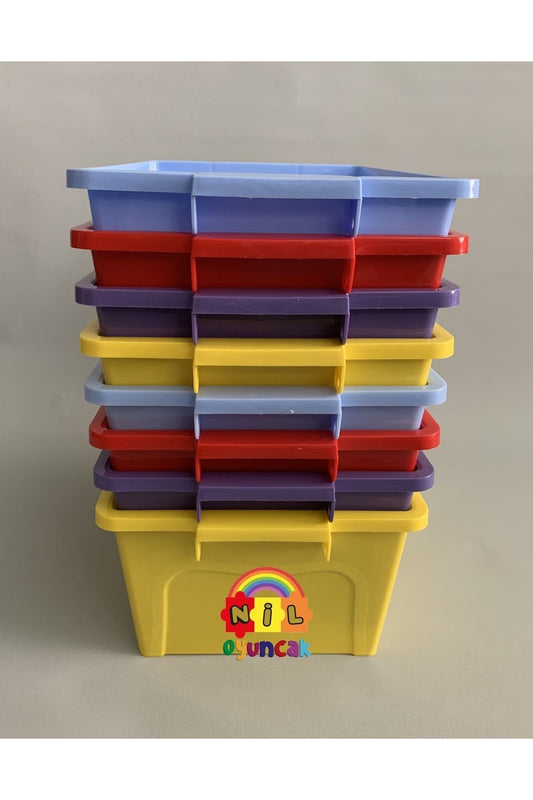 Renkli Oyuncak Çekmecesi (8ADET) Kapaksız