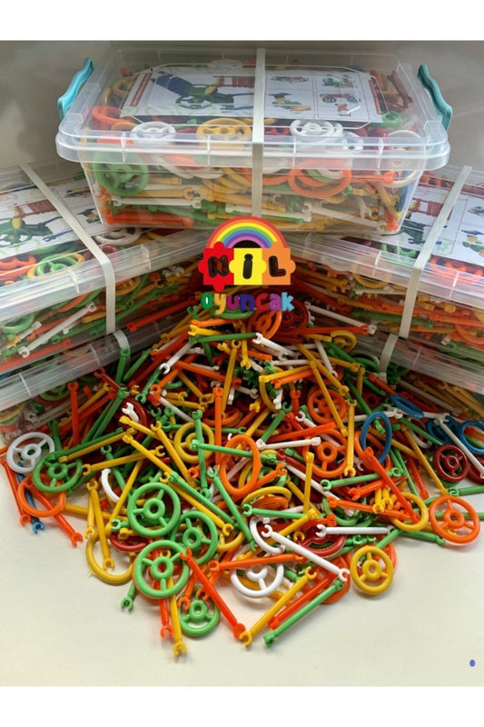 Çubuklu Lego Özel Kutulu Büyük Boy