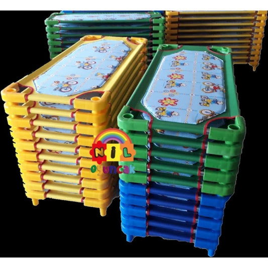 10 Adet Anaokulu Ve Kreş Kampet Yatak - Kullanıma Hazır (SÜNGERLİ)