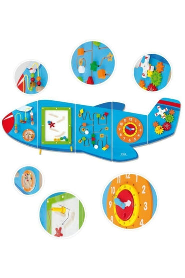 Uçak Figürlü Duvar Oyunu