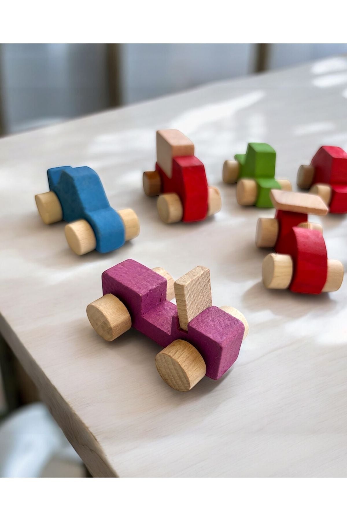 Ahşap Mini Araçlar Taşıtlar 8li set