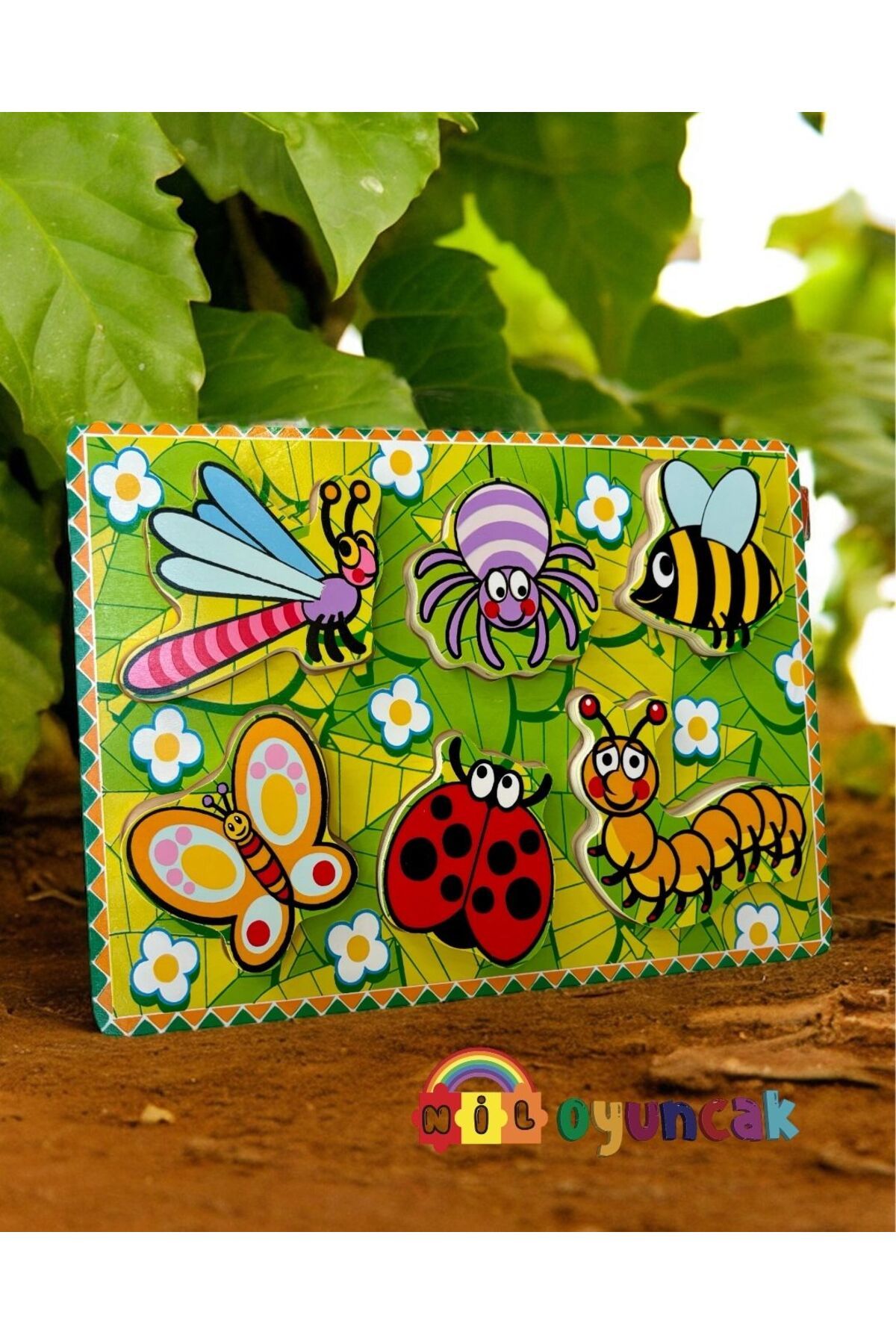 Böcekler 3D Ahşap puzzle