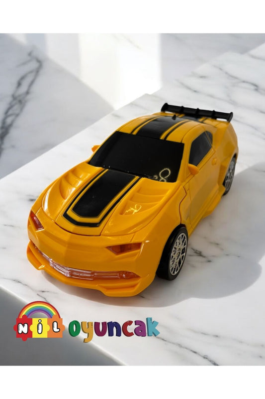 Robota dönüşen araba pilli