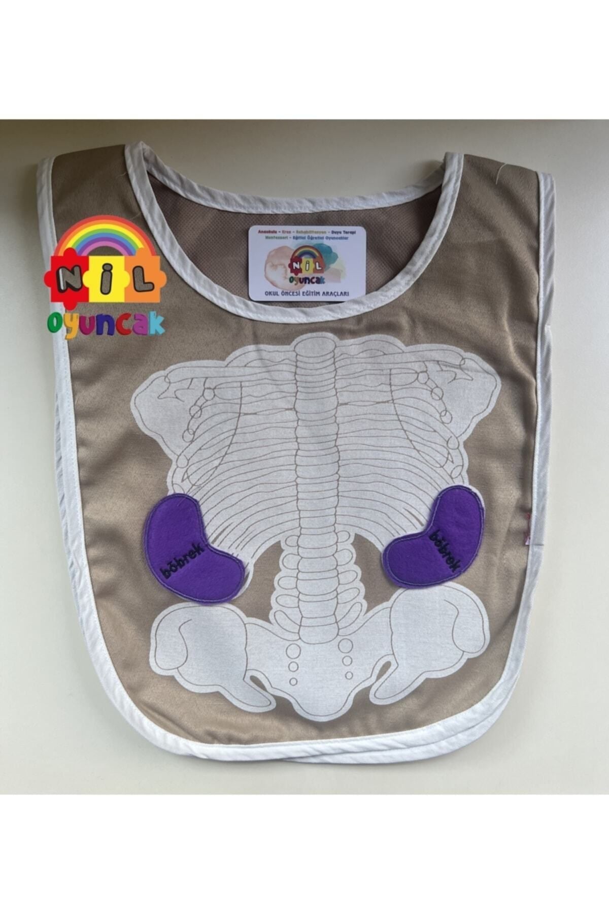 Eğlenceli Organ Önlüğü - Okul Öncesi Eğitim Için Giyilebilir Öğrenme Aracı