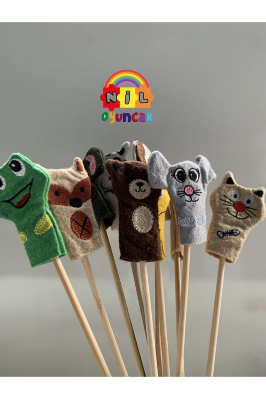 Parmak Kukla Seti Hayvanlar (10lu)