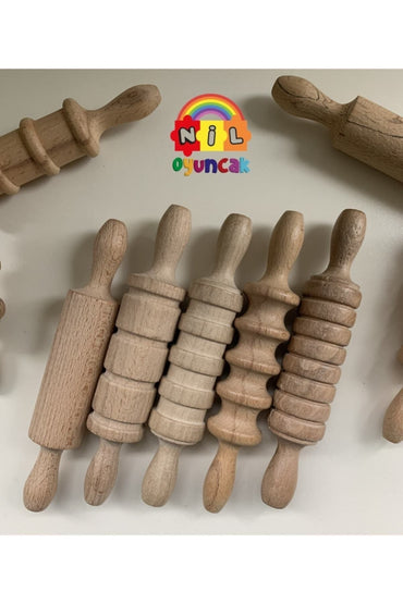 Ahşap Hamur Merdane Seti (5li)