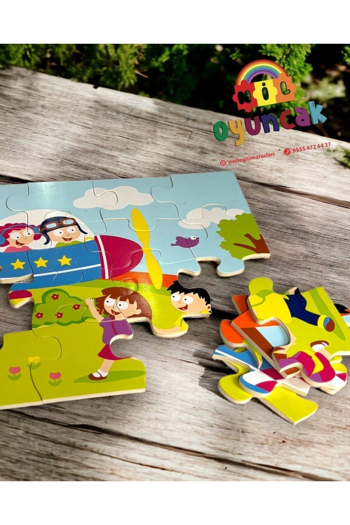 Büyük Boy Ahşap Puzzle İthal