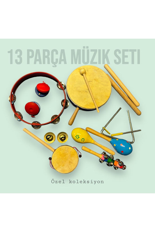 Müzik Aletleri Seti 11 Parça (ÇANTALI)