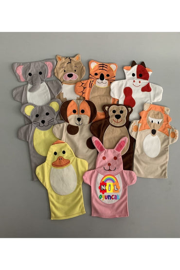 Hayvanlar El Kukla Seti (10lu)