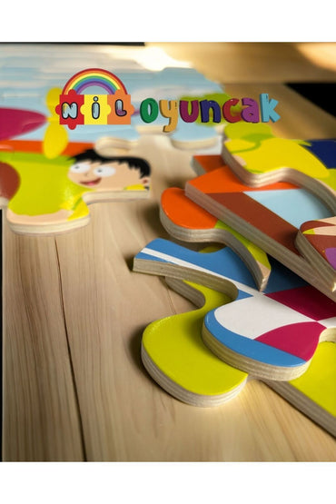 Büyük Boy Ahşap Puzzle İthal