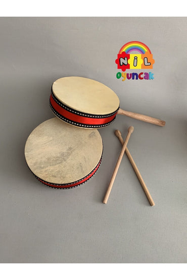 El Tutmalı Deri Davul