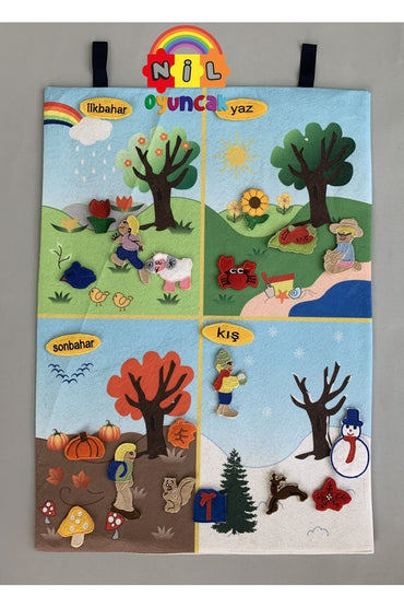 Mevsimler Panosu (cırtcırtlı)