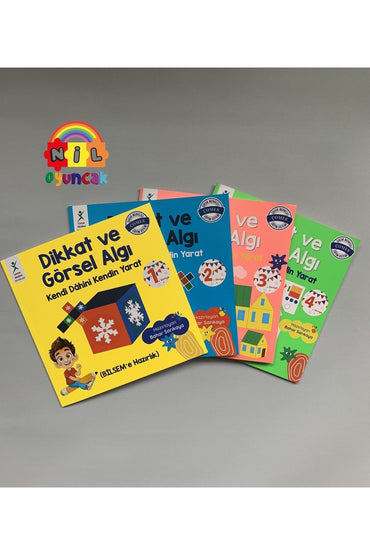 Dikkat Ve Görsel Algı Eğitim Seti (bilsem Hazırlık) (4 Kitap)
