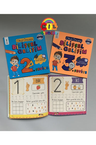 Okul Öncesi Bilişsel Gelişim Eğitim Seti (3 Kitap)