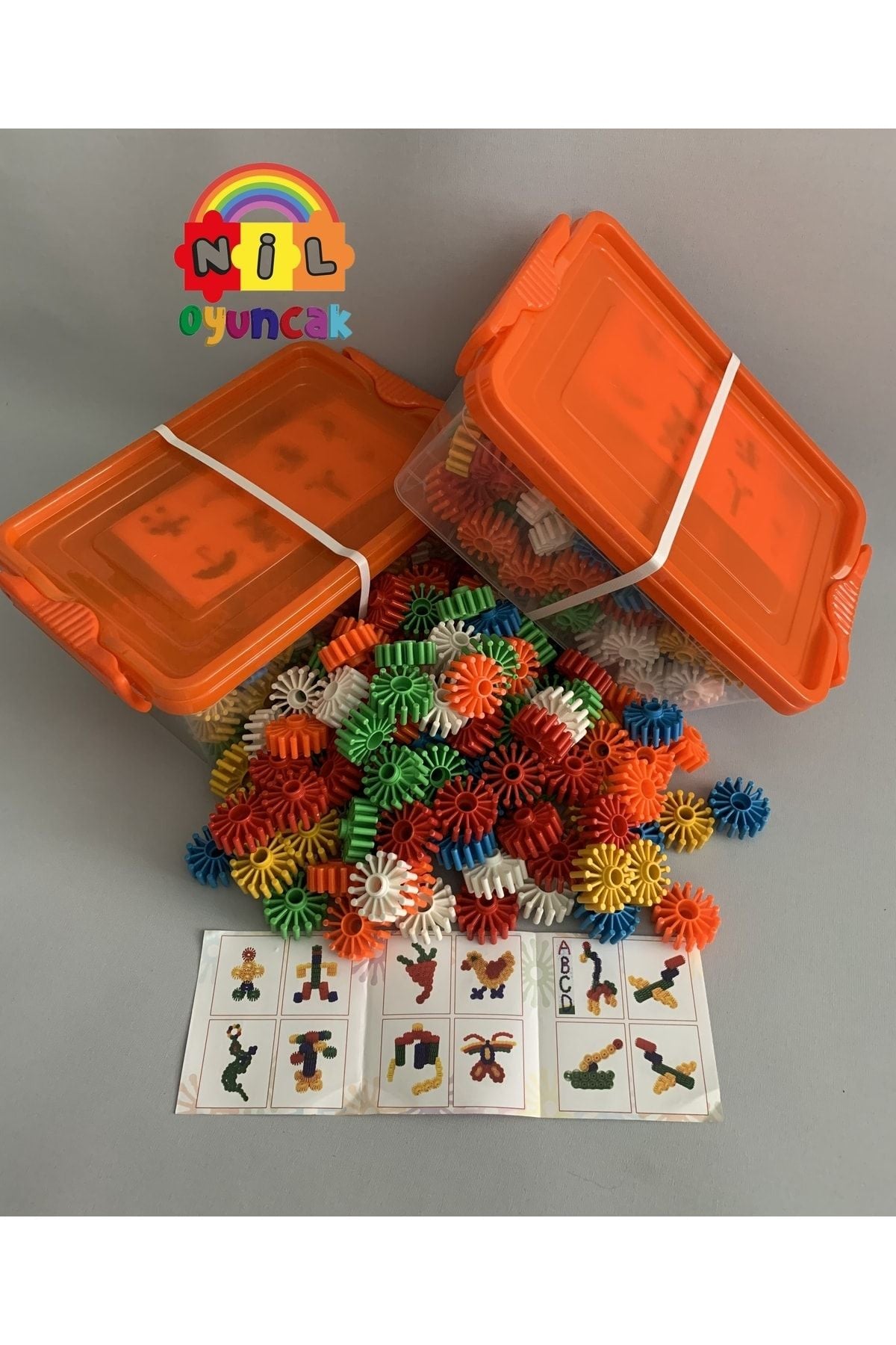 Çarklı Lego Büyükboy Kutulu
