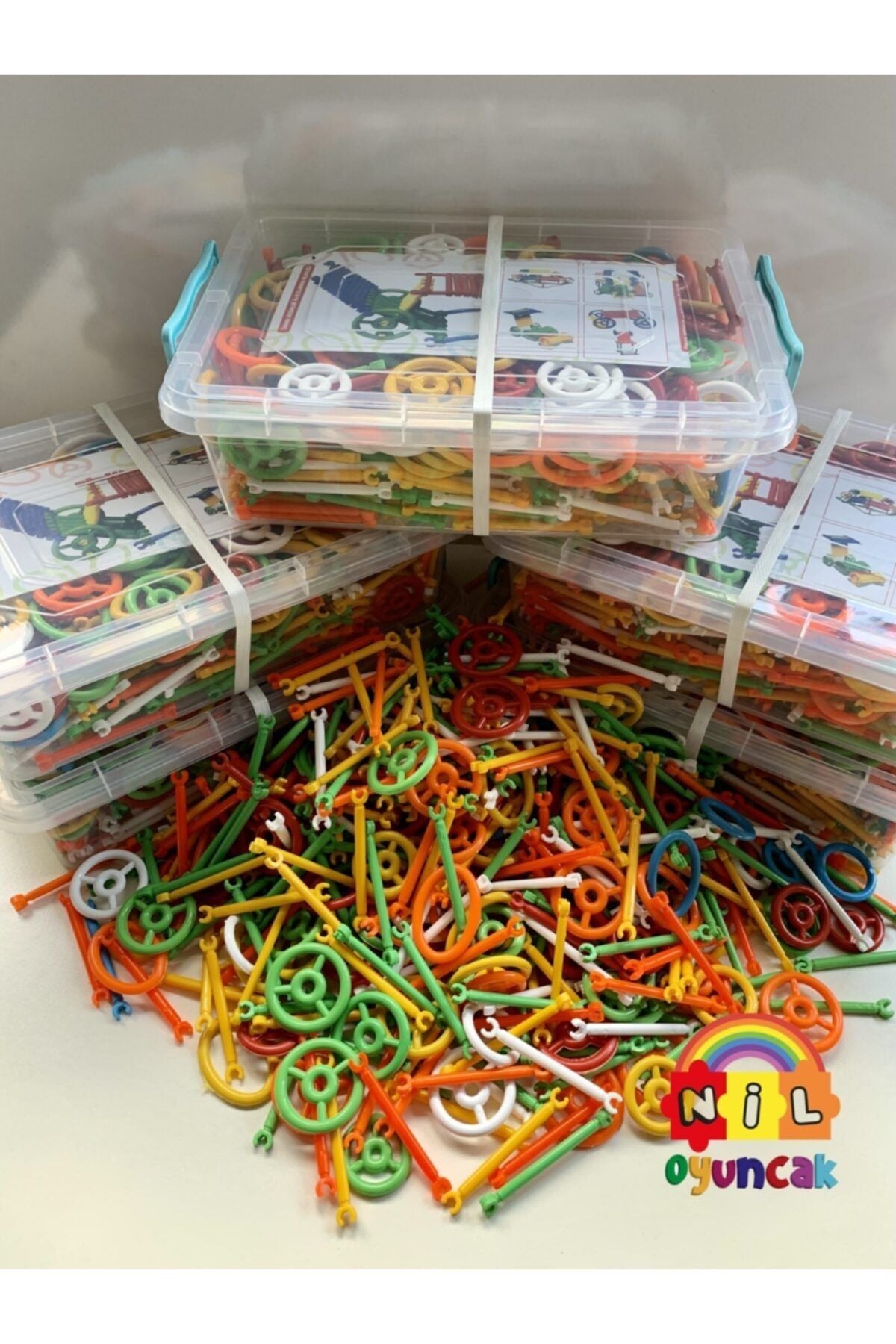 Çubuklu Lego Özel Kutulu Büyük Boy