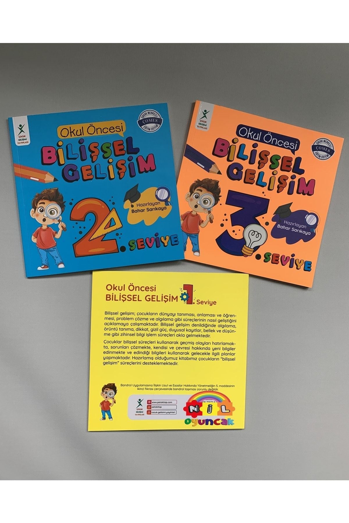Okul Öncesi Bilişsel Gelişim Eğitim Seti (3 Kitap)