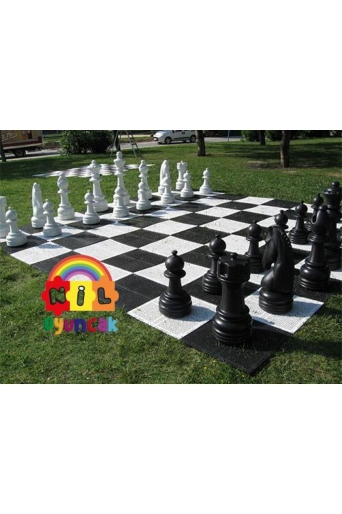 Bahçe Satranç (45CM ŞAH) Taşları