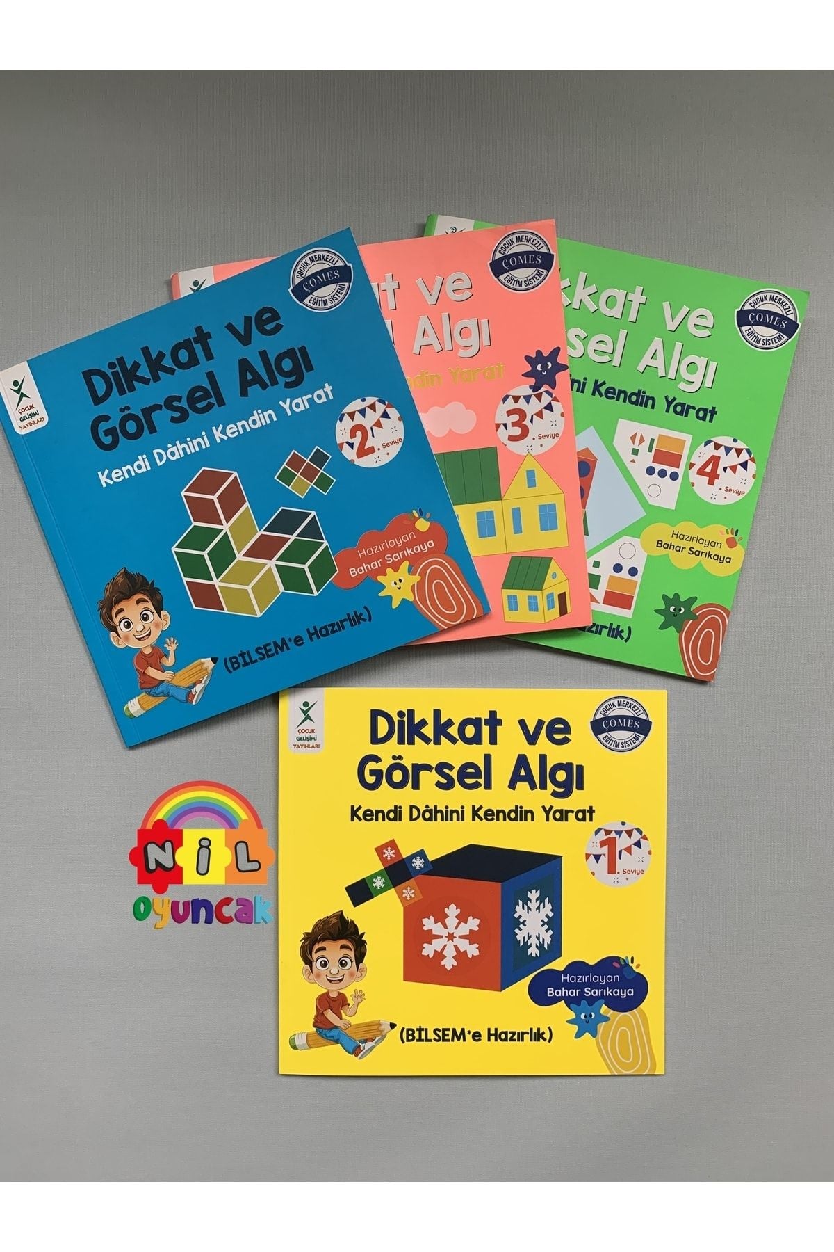 Dikkat Ve Görsel Algı Eğitim Seti (bilsem Hazırlık) (4 Kitap)