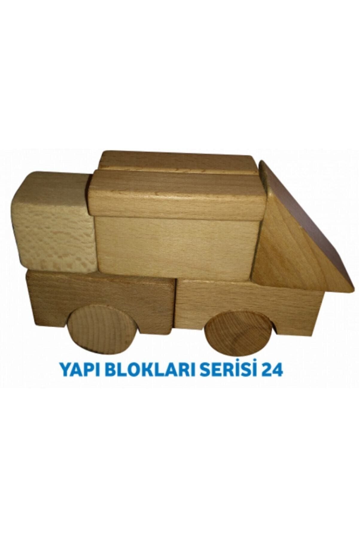 Ahşap Yapı Blokları 64 Parça