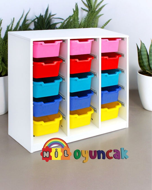 Plastik Çekmeceli Oyuncak Dolabı