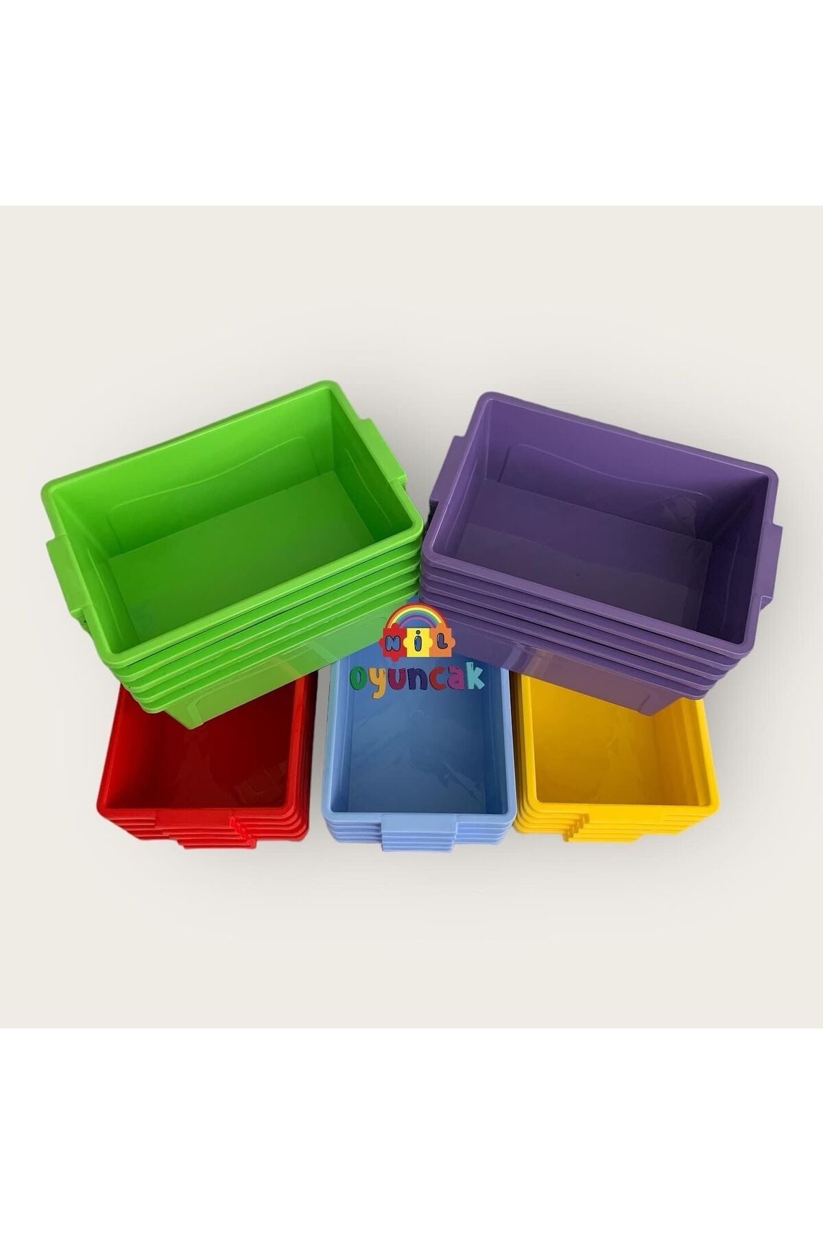 Plastik Oyuncak Çekmecesi (10adet) (8lt)
