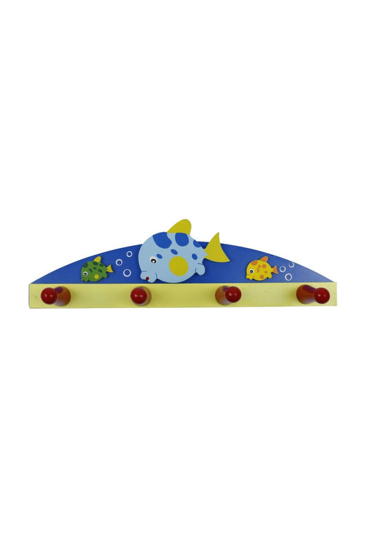 Figürlü Ahşap Askı deniz model