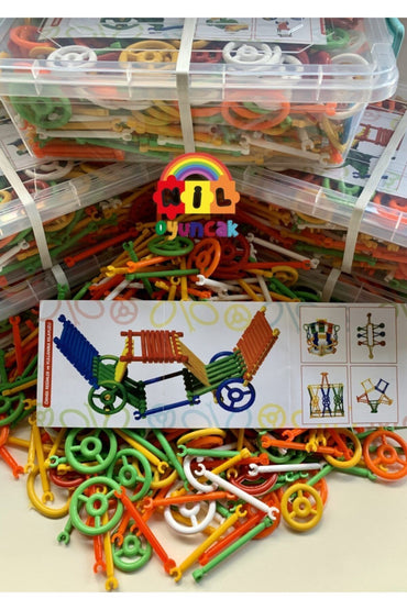 Çubuklu Lego Özel Kutulu Büyük Boy